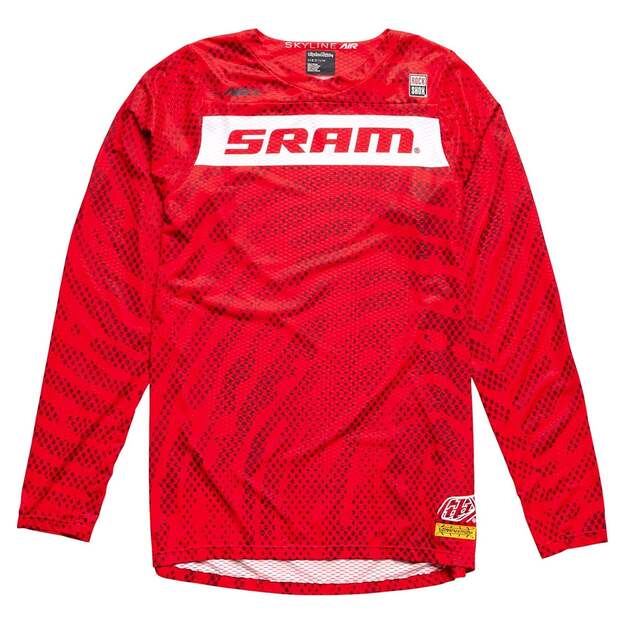 TLD LS JERSEY SKYLINE AIR SRAM ROOTS FIERY RED (34549800)