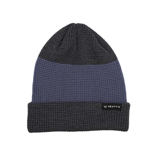 PEATY S ČEPICE PUBWEAR MERINO BEANIE - BLUE STRIPE (PPW-BNY-STR-BLU-1)