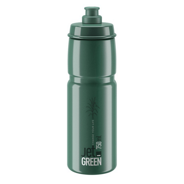 Gertuvė Elite Bottle Jet Green Dark Gr White Logo 750ml