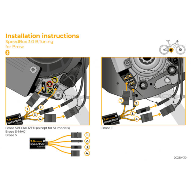 SpeedBox 3.0 B. Tuning čipas Brose varikliams