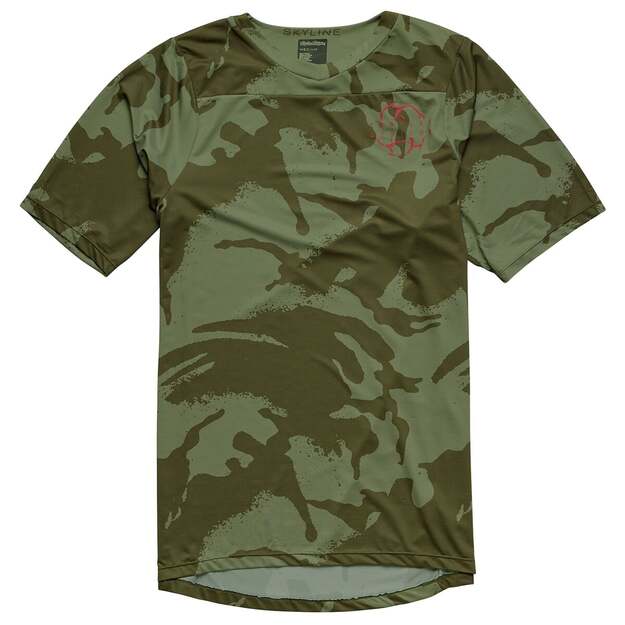 TLD SS JERSEY SKYLINE SHADOW CAMO OLIVE (31949100)