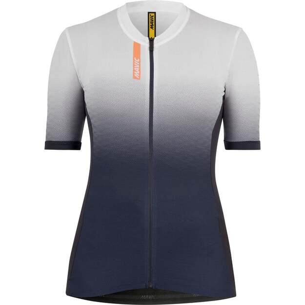 MAVIC WOMENS JERSEY ESSENTIAL GRAPHIC DEEP BLUE WHITE (T000145)