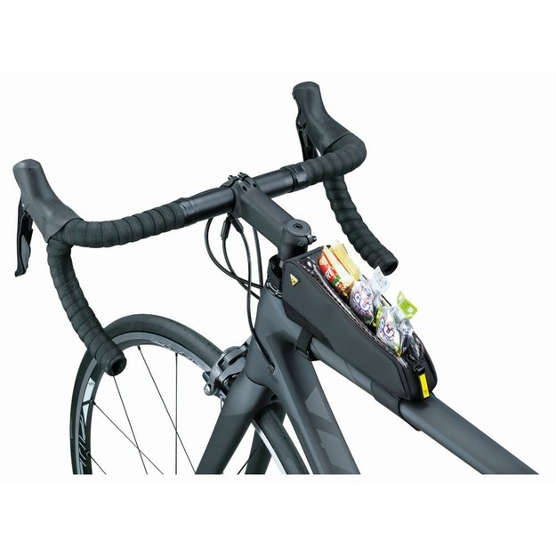 Dviračio krepšys ant rėmo TOPEAK FASTFUEL TRIBAG FRAME BAG 0,6L, juodas 