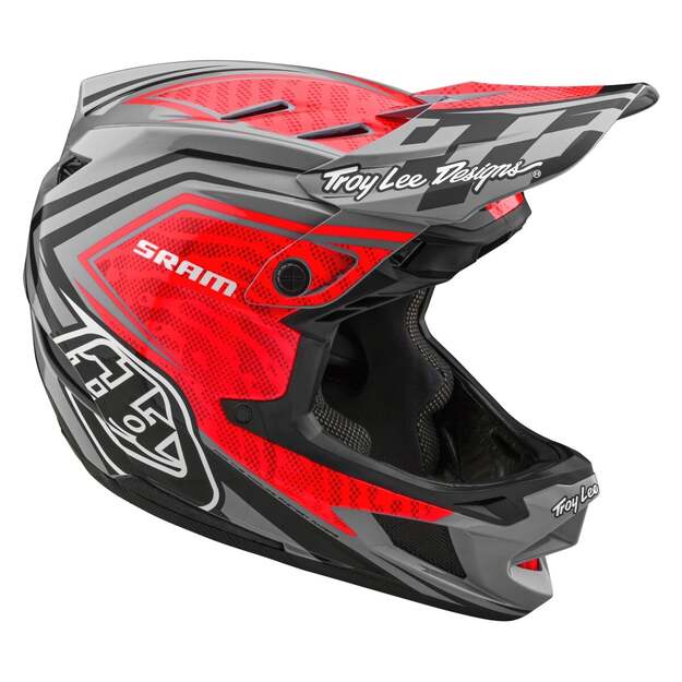 TLD HELMET D4 CARBON SRAM RED / BLACK (13948700)