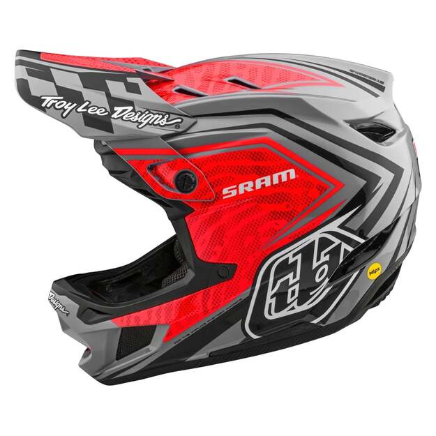 TLD HELMET D4 CARBON SRAM RED / BLACK (13948700)