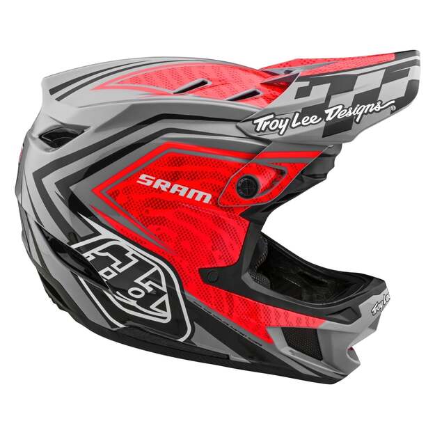 TLD HELMET D4 CARBON SRAM RED / BLACK (13948700)