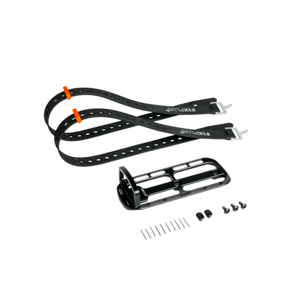 Tvirtinimo dirželiai Fixplus Cargo Cage S set (incl. 2 x 66cm straps black + Strapkeeper orange)