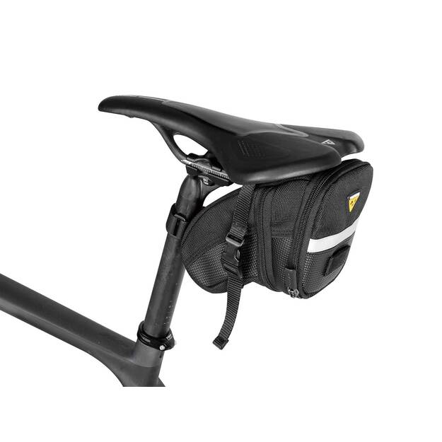 Dviračio krepšys po balneliu TOPEAK AERO WEDGE PACK MEDIUM SEAT BAG 1,3 L, juodas 