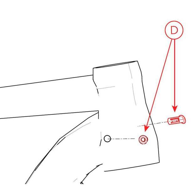 CANNONDALE TRAIL 2018+ HEAD TUBE CABLE GUIDES (K32068)