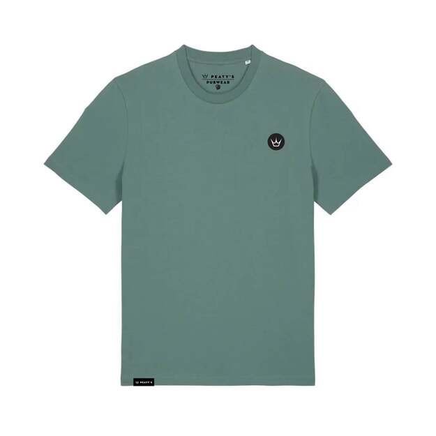 PEATY S PUBWEAR TRIKO S KRÁTKÝM RUKÁVEM EMBROIDERED CROWN GREEN BAY (PPW-25-TEE-CWN-GBY)