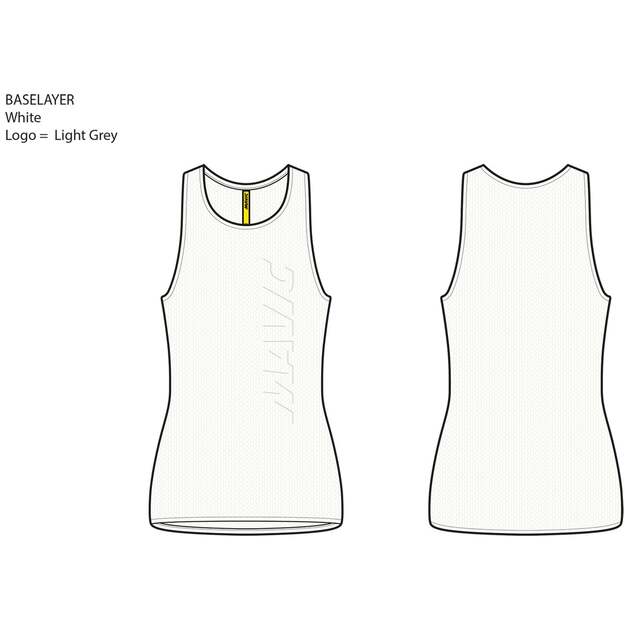 MAVIC WOMENS SLEEVELESS BASE LAYER HOT RIDE + SL W WHITE (T000172)