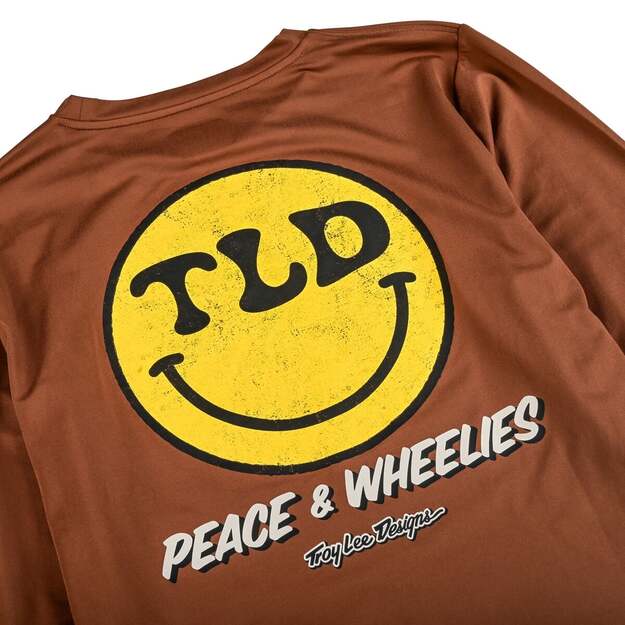 TLD LS JERSEY RUCKUS RIDE TEE WHEELIES CHOCOLATE (37100900)