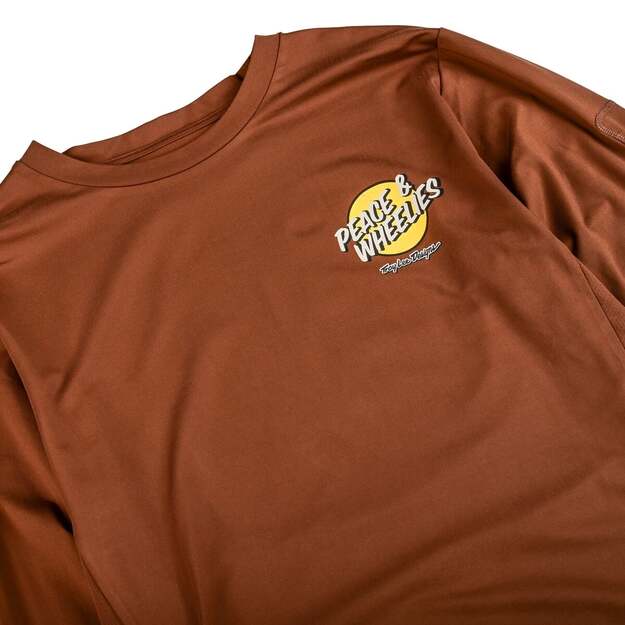 TLD LS JERSEY RUCKUS RIDE TEE WHEELIES CHOCOLATE (37100900)