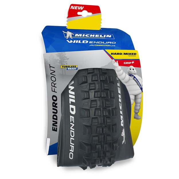 MICHELIN TIRE WILD ENDURO FRONT 27,5X2.40 COMPETITION LINE KEVLAR GUM-X3D TS TLR (579710)