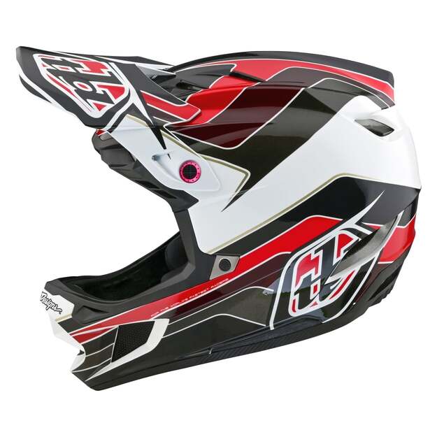 TLD HELMET D4 POLYACRYLITE BLOCK CHARCOAL / RED (17458201)