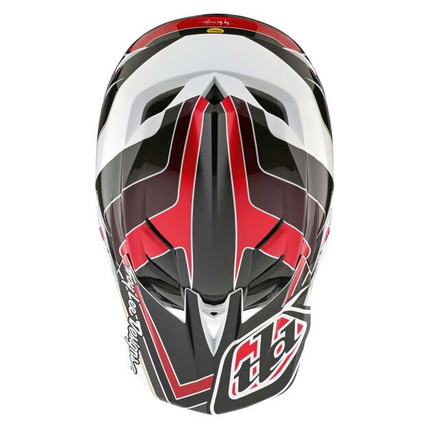 TLD HELMET D4 POLYACRYLITE BLOCK CHARCOAL / RED (17458201)