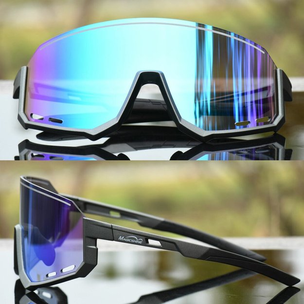 Akiniai Magicshine SPRINTER Photochromic +REVO (mėlyna/pilka)