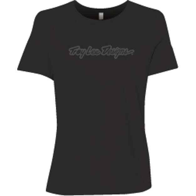 TLD WOMENS SHORT SLEEVE TEE SIGNATURE BLACK (75391700)