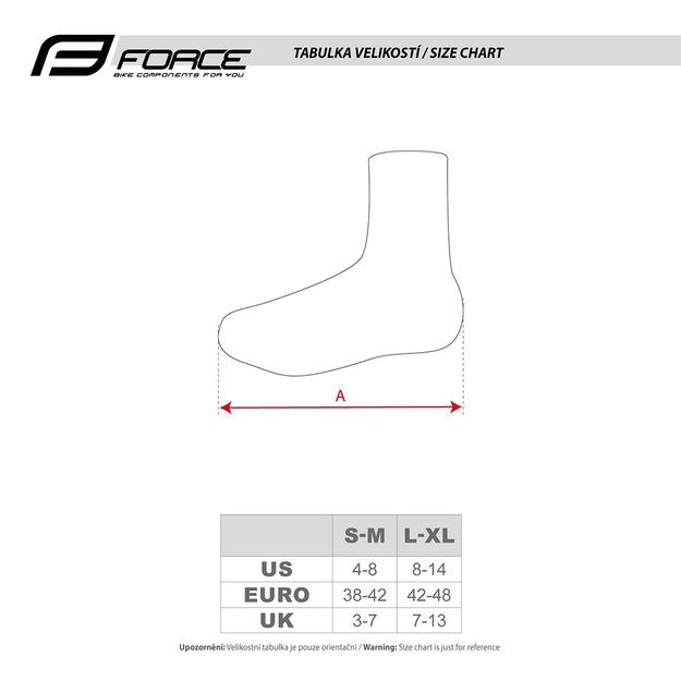 Antbačiai FORCE Cozy - Road // S-M (38-42) (juoda)