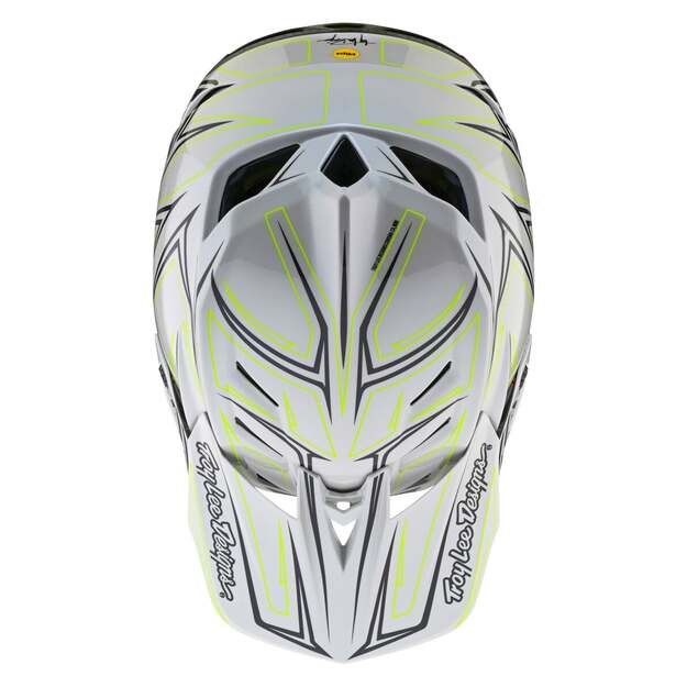 TLD HELMET D4 COMPOSITE PINNED LIGHT GRAY (14050501)