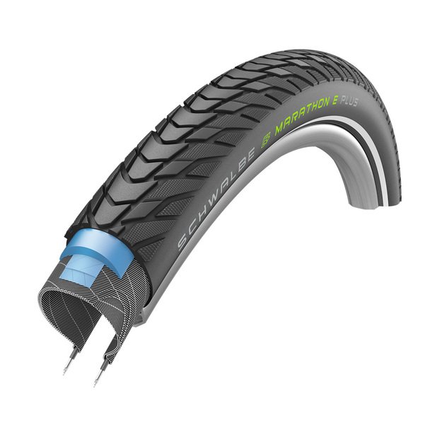 Padanga SCHWALBE MARATHON E-PLUS REFLEX ADDIX-E HS498 28X2.15 (55-622)