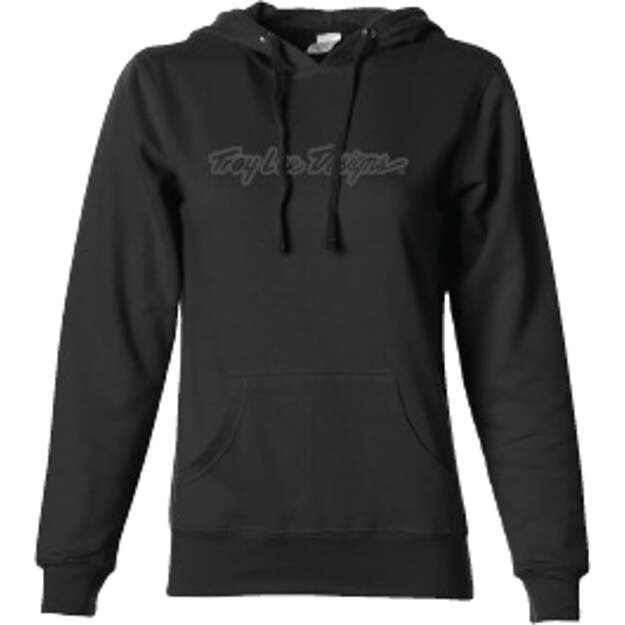 TLD WOMENS PULLOVER HOODIE SIGNATURE BLACK / REFLECTIVE SILVER (76391700)