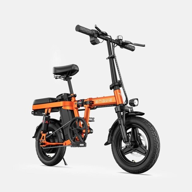 Sulankstomas elektrinis dviratis Engwe T14 480Wh 14" oranžinis