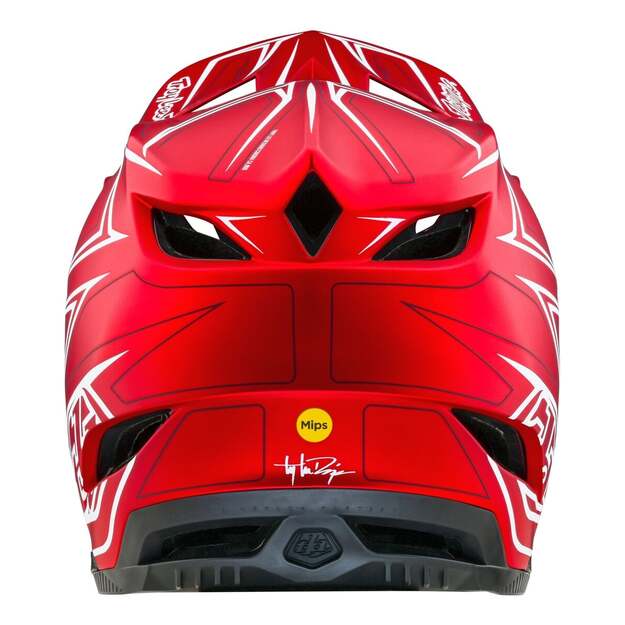 TLD HELMET D4 COMPOSITE PINNED RED (14050500)