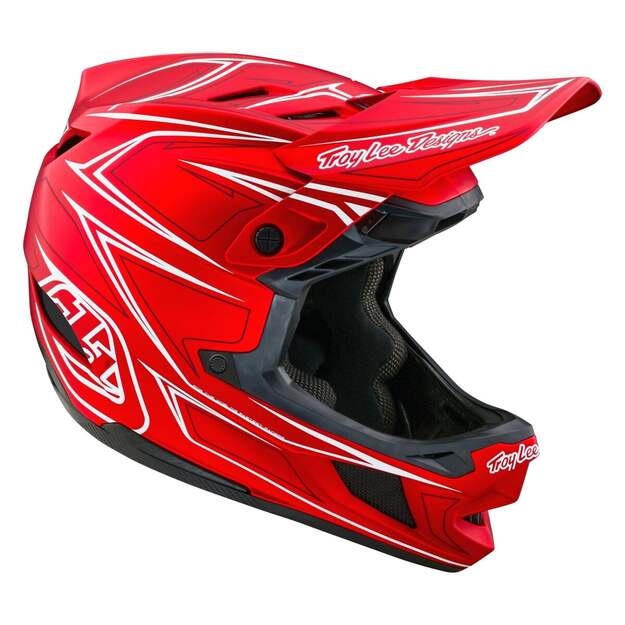 TLD HELMET D4 COMPOSITE PINNED RED (14050500)