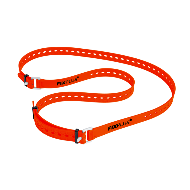 Tvirtinimo dirželiai Fixplus orange165 (2 x 86cm orange + 2 x Strapkeeper black)