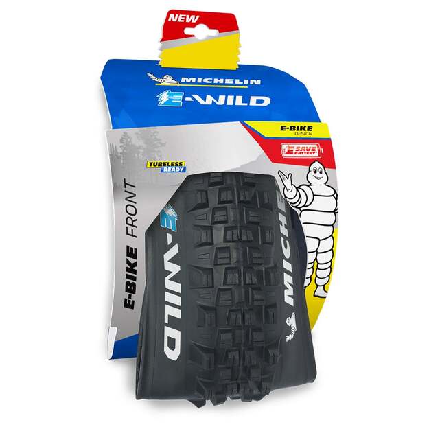 MICHELIN TIRE E-WILD FRONT 29X2.60 COMPETITION LINE KEVLAR E-GUM-X TS TLR (920623)