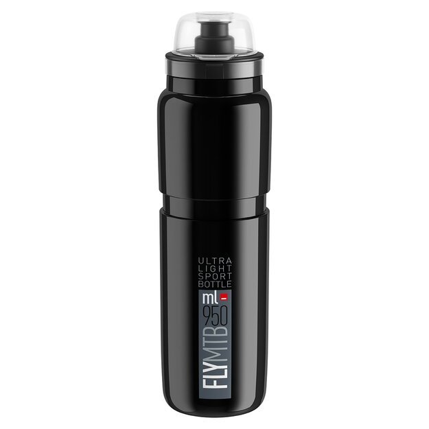 Gertuvė Elite Bottle FLY MTB Black Grey logo 950ml