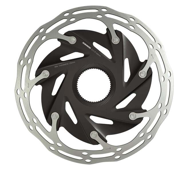 Stabdžių diskas SRAM ROTOR CNTRLN XR 2P CL 160MM BLK ROUNDED