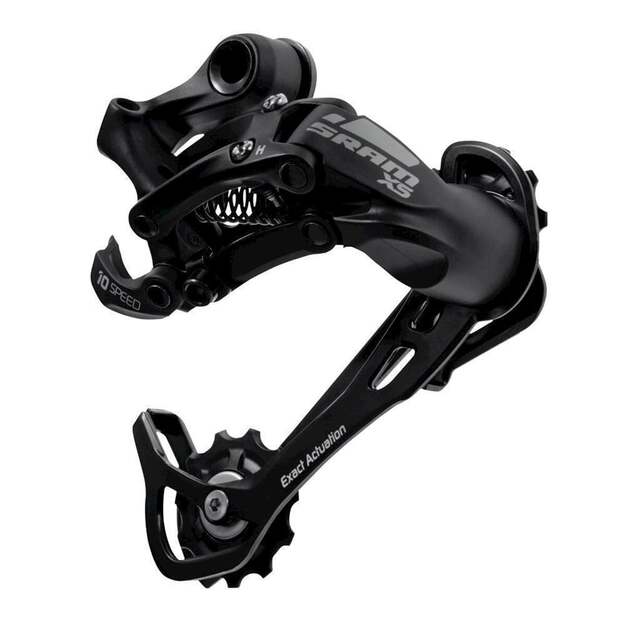 Galinis pavarų perjungėjas SRAM 12A RD X5 10SP LONG CAGE AL BLK