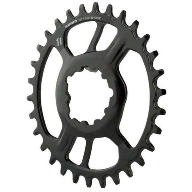 Priekinė žvaigždė SRAM CR X-SYNC STEEL 11S 30T DM 3 OFF B BLK