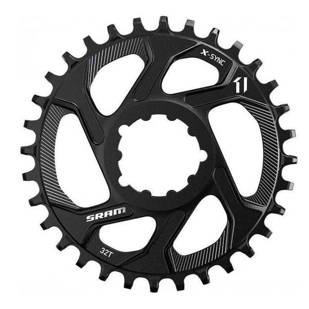 Priekinė žvaigždė SRAM CR X-SYNC STEEL 11S 32T DM 3 OFF B BLK