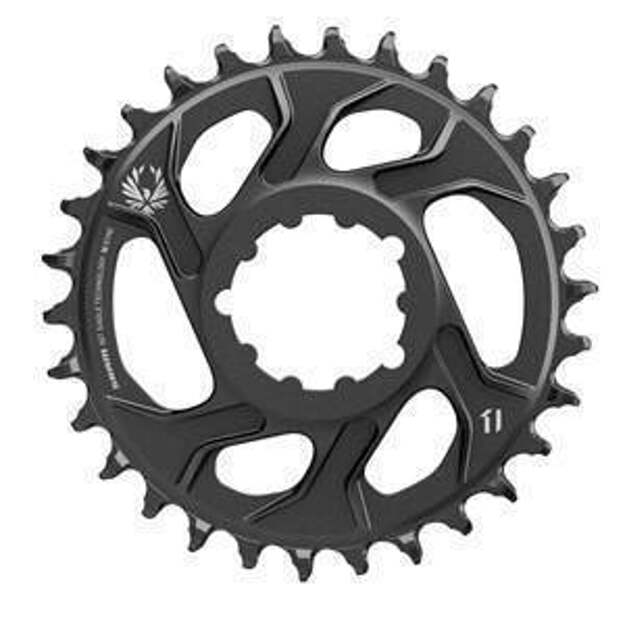 Priekinė žvaigždė SRAM CR X-SYNC EAGLE 30T DM 6 OFFSET BLK