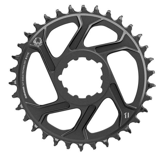 Priekinė žvaigždė SRAM CR X-SYNC SL EAGLE 34T DM 3 OFFSET B BLK