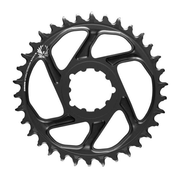 Priekinė žvaigždė SRAM CR X-SYNC SL EAGLE 36T DM 6 OFFSET BLK