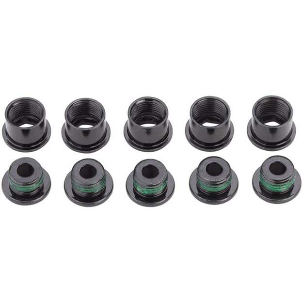 11.6915.012.000 - SRAM CHAINRING BOLT KIT 5 STEE/BLACK