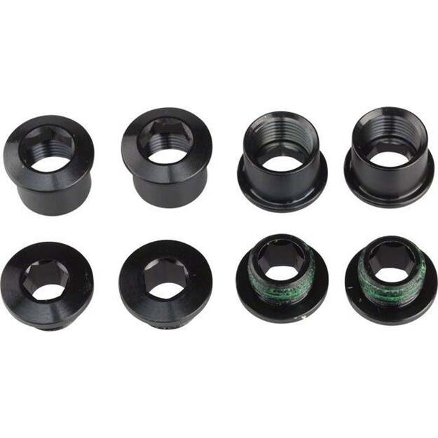 11.6918.006.000 - SRAM CHAINRING BOLT KIT 4 STEEL BLK LONG EMTB