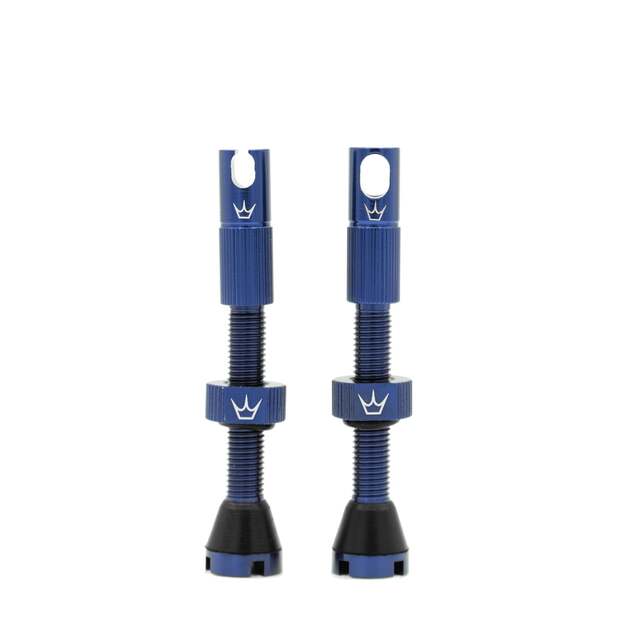 Bekamerinės sistemos ventiliai PEATY S X CHRIS KING (MK2) NAVY TUBELESS VALVES 42MM (PTV2-42-NVY-12)