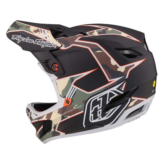 Šalmas TLD HELMET D4 COMPOSITE MIPS MATRIX CAMO ARMY GREEN (14003500)