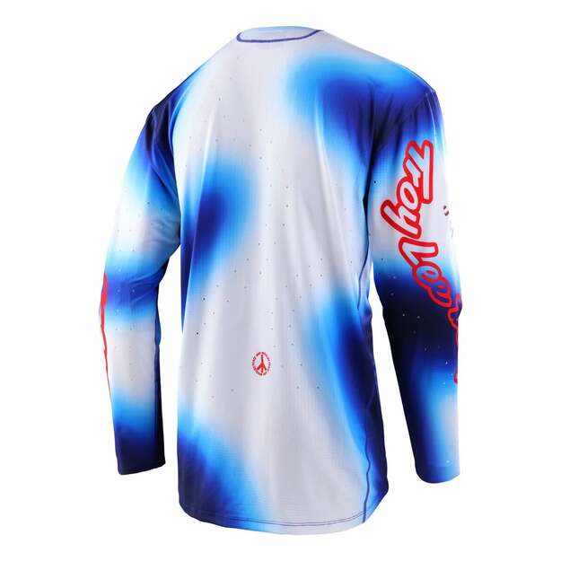 Marškinėliai TLD LS JERSEY SPRINT ULTRA LUCID WHITE / BLUE (35691400)